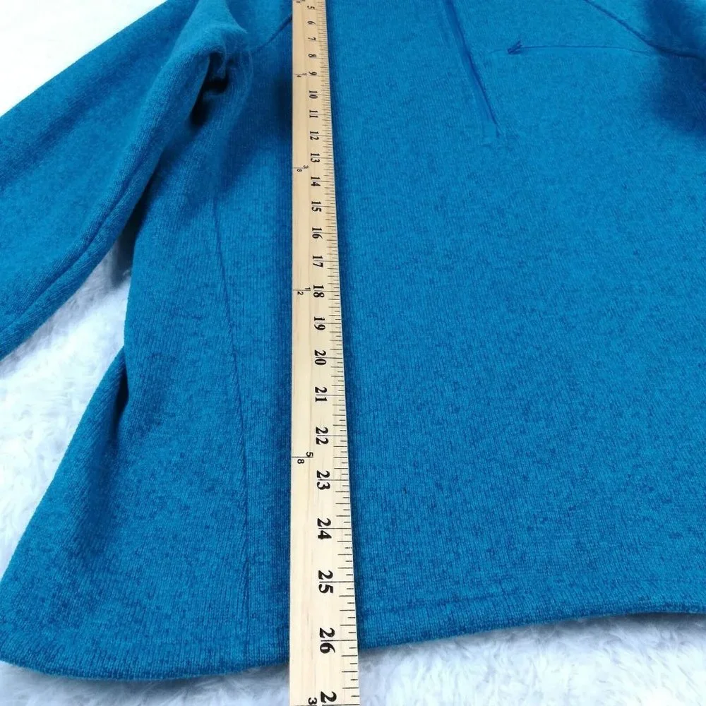 Under‎ Armour Womens Jacket Storm Coldgear Fitted Blue 1/2 Zip Waist Length L